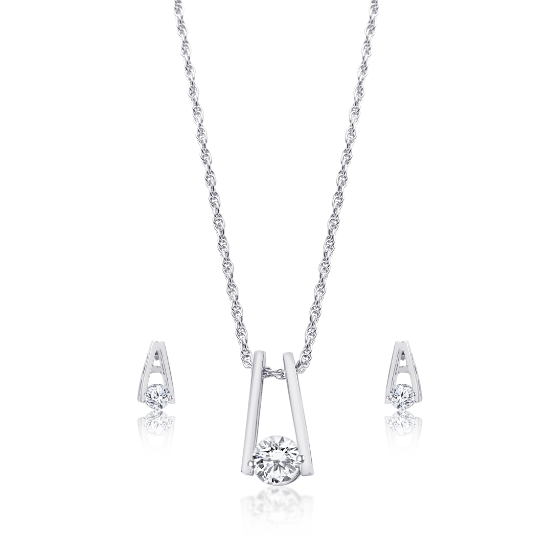 LONG FLOATING DIAMOND NECKLACE – Ilana Ariel Collections